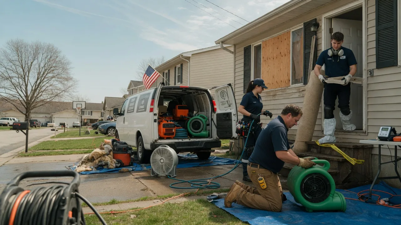 Water Damage Restoration in Franklinville, NC near me
